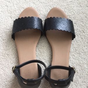 Black sandals
